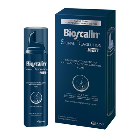 Bioscalin - Bioscalin Signal Revolution Men Trattamento Intensivo Anticaduta Antidiradamento Foam 75 Ml