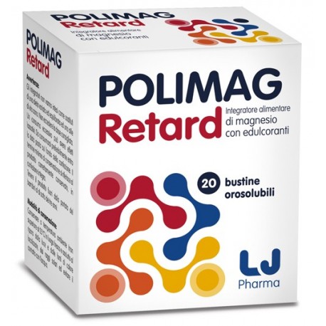 Farmitalia - Polimag Retard Integratore di magnesio 20 bustine orosolubili