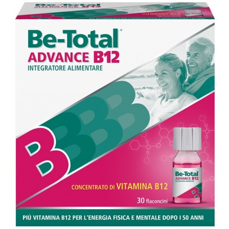 Be-Total - Betotal Advance B12 Integratore Stanchezza Mentale 30 Flaconcini