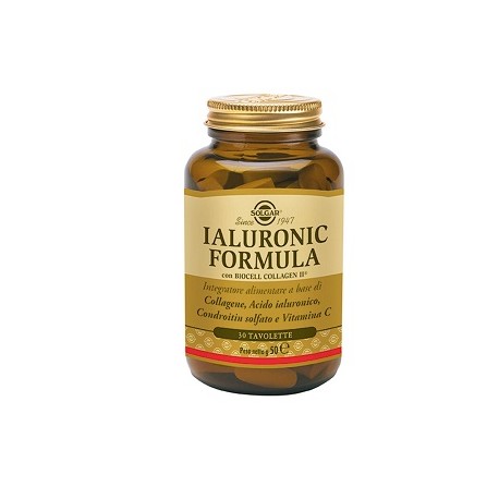 Solgar - Solgar Ialuronic Formula 30 Tavolette Integratore