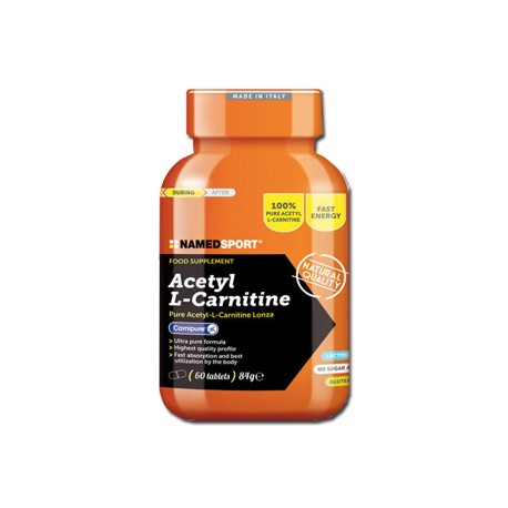 Named - Named Sport Acetyl L-Carnitine Integratore energetico per sportivi 60 Capsule