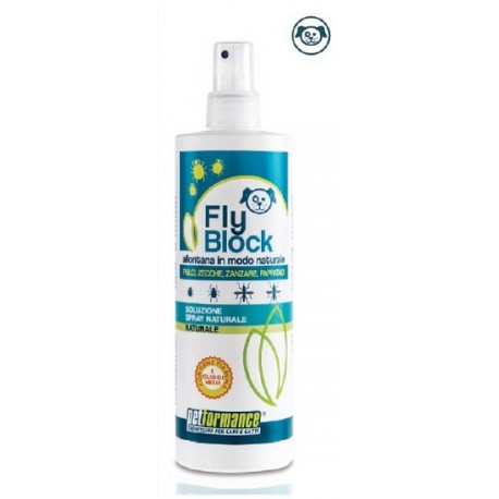 Liquid Wellness Company -  Flyblock Lozione Antiparassitaria Cane 400 Ml