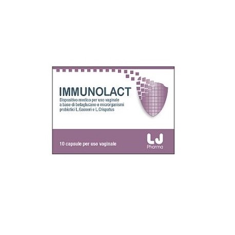 Lj Pharma - Immunolact Integratore l'equilibrio vaginale 10 Capsule Vaginali
