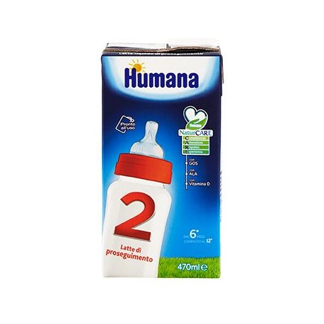 Humana - Humana 2 Gos (galatto-oligosaccaridi) 1 Slim Pack Da 470 ml