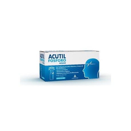 Acutil - Acutil Fosforo Advance Integratore contro Stanchezza 10 Flaconcini