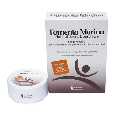 Geomedical - Fomenta Marina Fango minerale per problemi articolari e muscolari 5 Buste da 150 g