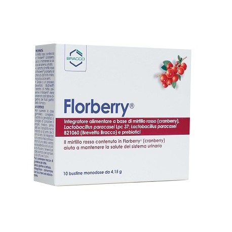 Dompè - Dompe' Florberry Integratore Vie Urinarie 10 Bustine