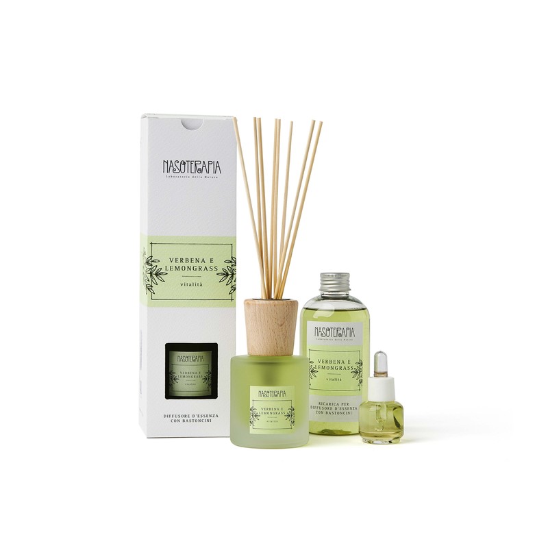 Nasoterapia -  Diffusore Bastoncino Verbena Lemongrass 100 Ml