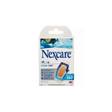 Nexcare - Cerotto Nexcare Aqua 360 Gradi Misure Assortite 14 Pezzi