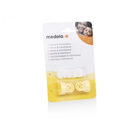 Medela - Medela Valvole E Membrane Blister 2 Valvole 6 Membrane