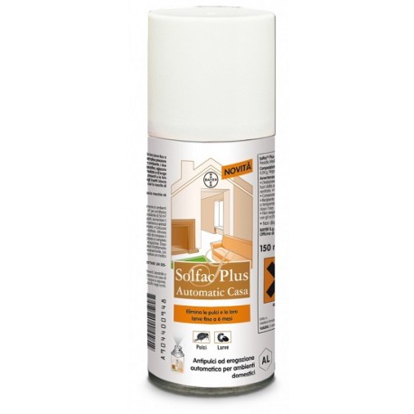Bayer - Bayer SpA (Div. Sanità Animale) Solfac Plus Automatic Casa 150 ml