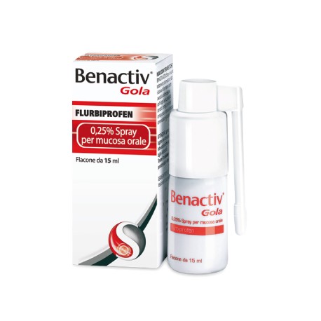 Reckitt Benckiser - Reckitt Benactive Gola Spray 0,25% 15 ml