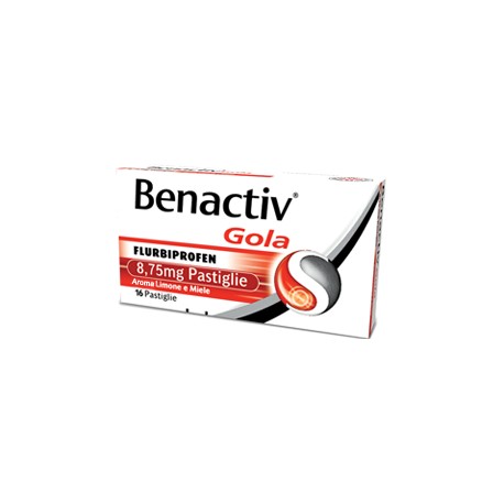 Reckitt Benckiser - Reckitt Benactiv Gola 16 Pastiglie 8,75 mg Limone Miele