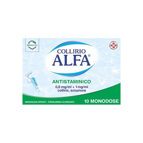 Dompè - Dompe' Collirio Alfa Antistaminico 0,8 Mg/ml + 1 Mg/ml Collirio, Soluzione