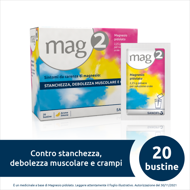 Sanofi - Sanofi Mag 2 20 Bustine 2,25 g per Carenza di Magnesio