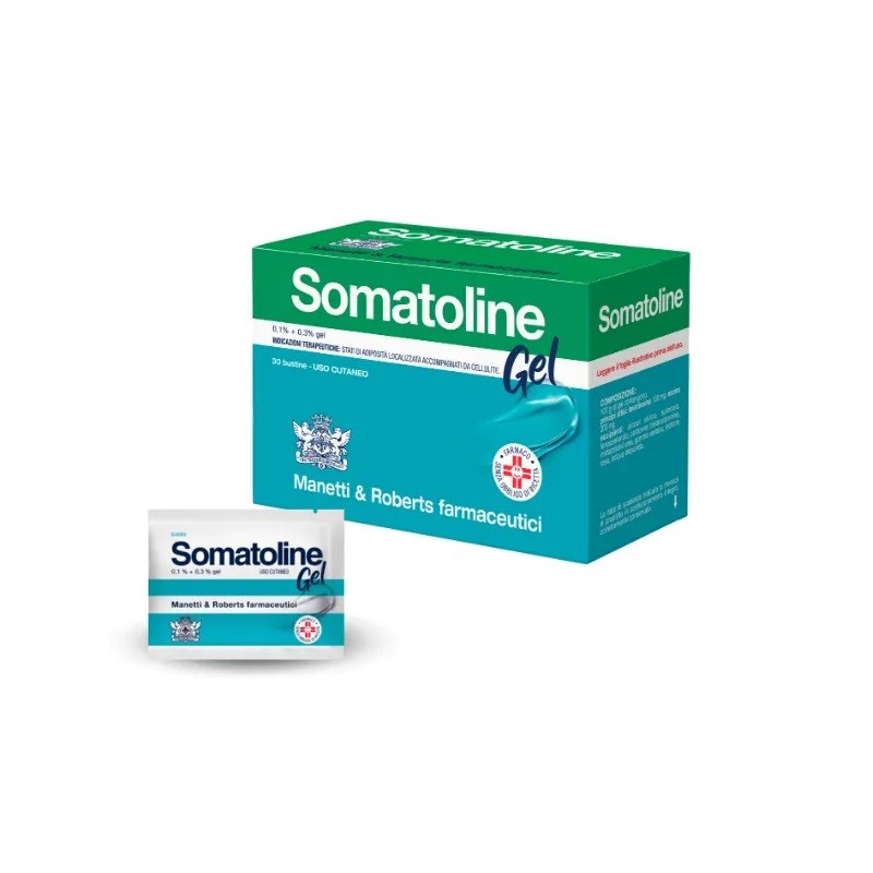 Somatoline SkinExpert - Somatoline Gel Anticellulite 30 Bustine 0,1% + 0,3% da 10 gr