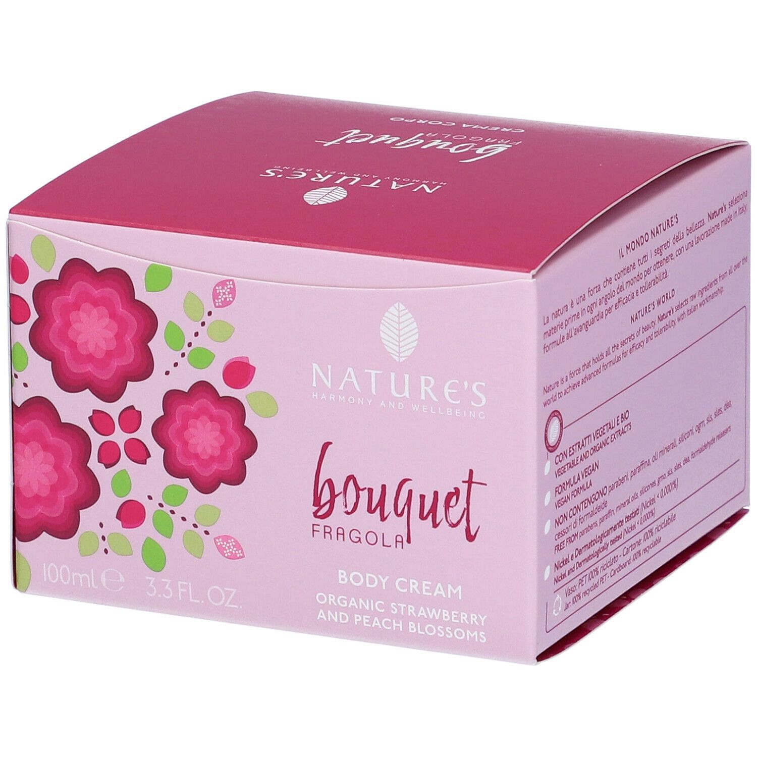 Nature'S Bouquet Fragola Crema Corpo 100 Ml