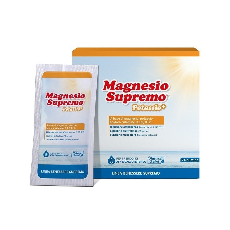 Magnesio Supremo - Natural Point Magnesio Supremo Potassio+ 24 Bustine