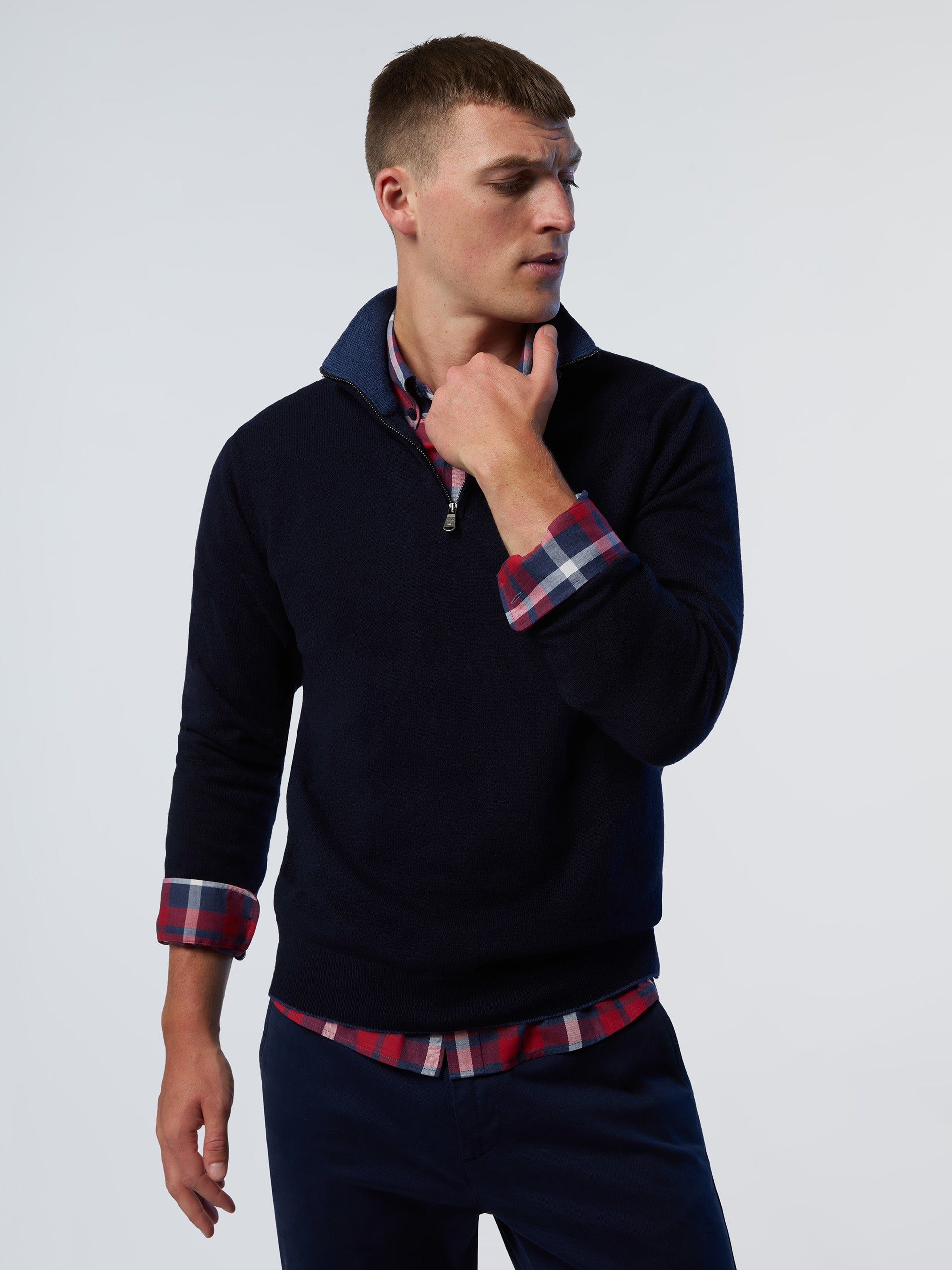 North Sails - Maglione con mezza zip