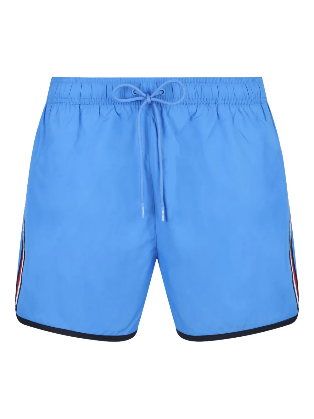 Tommy Hilfiger side-stripe swim shorts - Blu