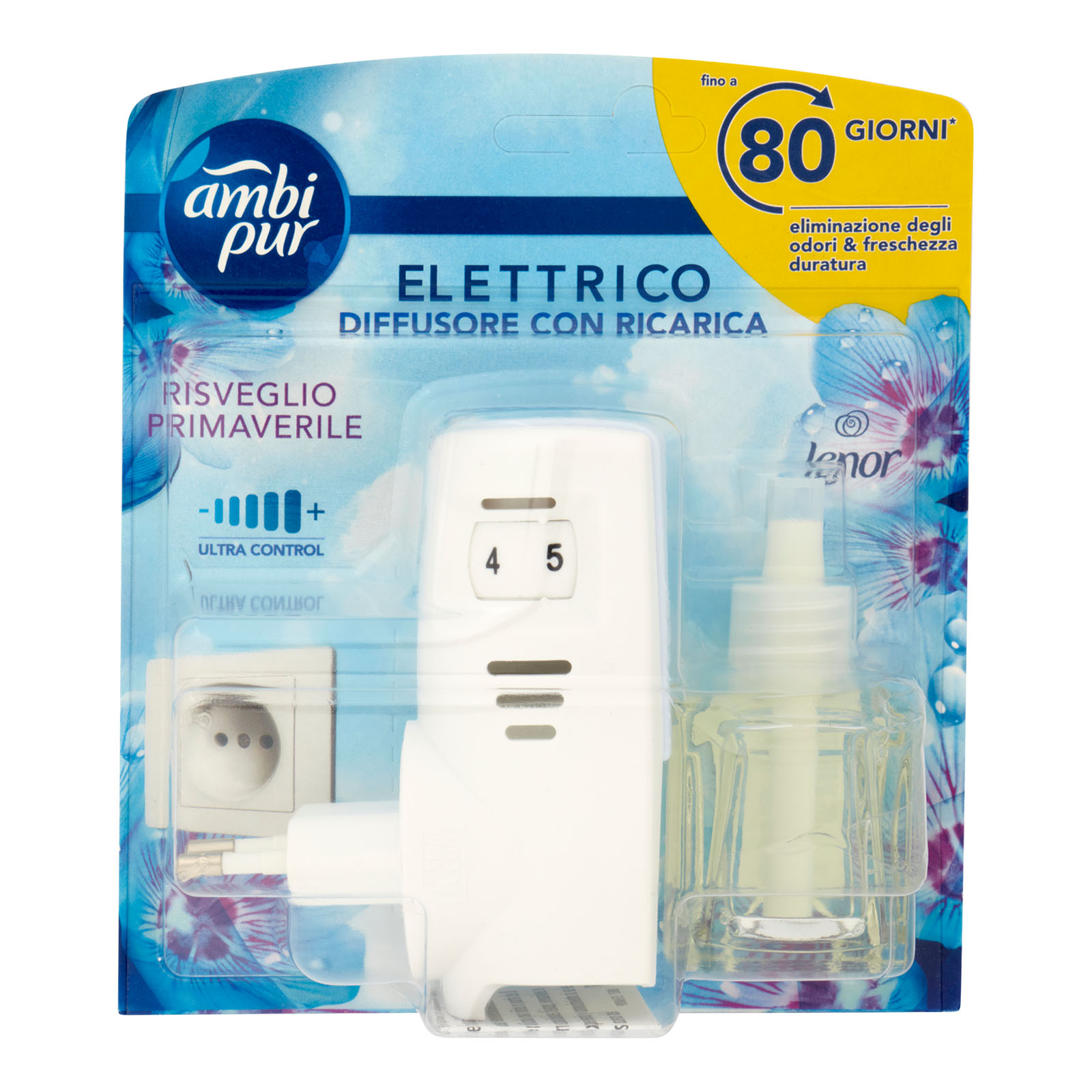 Profumatore Per Ambienti Elettrico Starter Kit, Lenor Risveglio Primaverile, 20 Ml