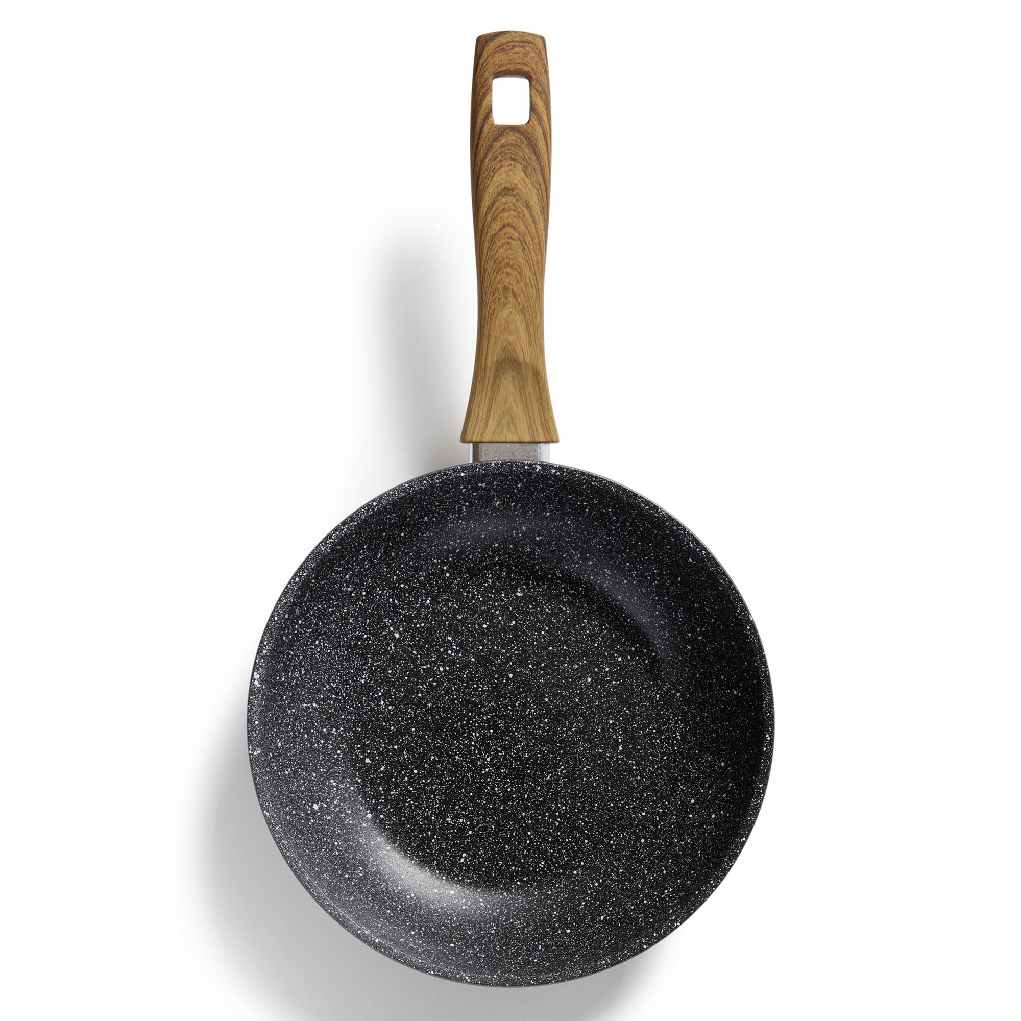 STONELINE Padella antiaderente diametro 20cm, manico effetto legno