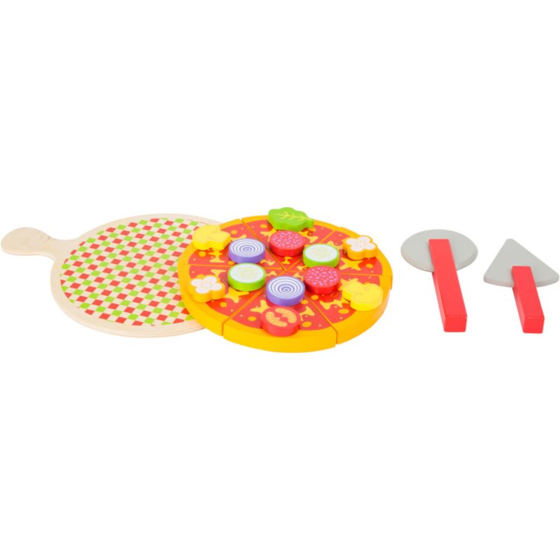 Small Foot Pizza Set Di Giocattoli In Legno 3 Y+ 21 Pz