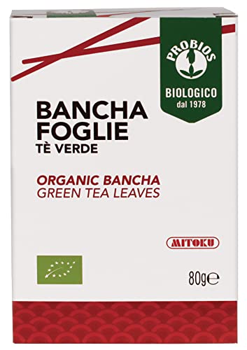Probios Bancha Foglie Tè Verde (Confezione Da 3)
