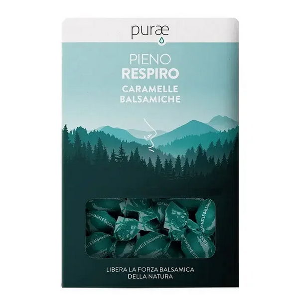 Purae Caramelle Balsamiche Con Oli Essenziali Pieno Respiro 80 G