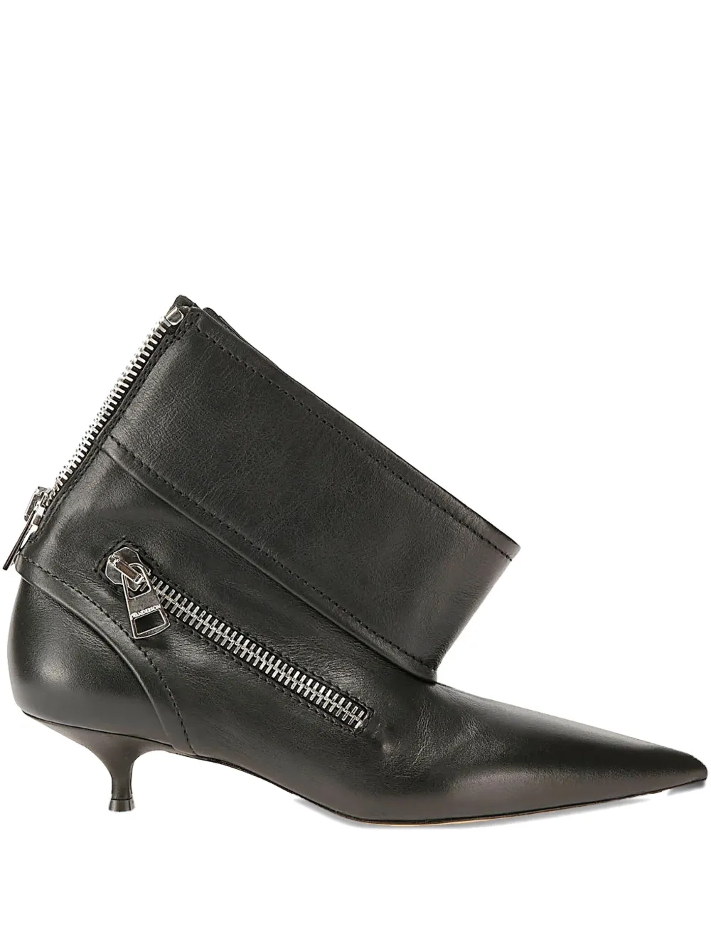 JW Anderson Stivaletto Biker kitten-heel boots - Grigio