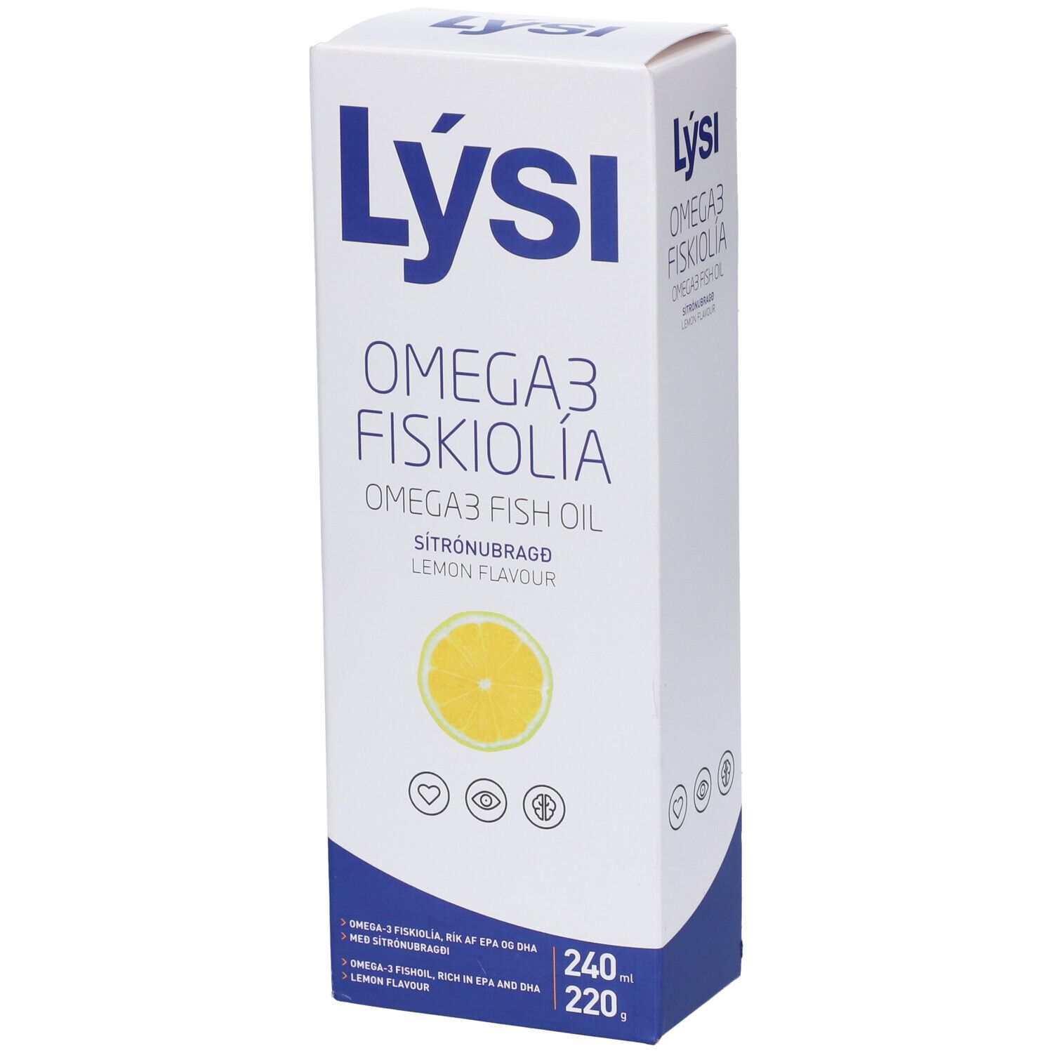 Lysi OMEGA 3 Liquido al gusto di LIMONE 240 ml Soluzione orale