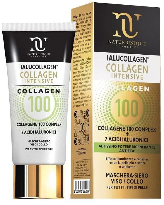 Natur Unique Ialucollagen Intensive Collagene 100 Maschera 75 Ml