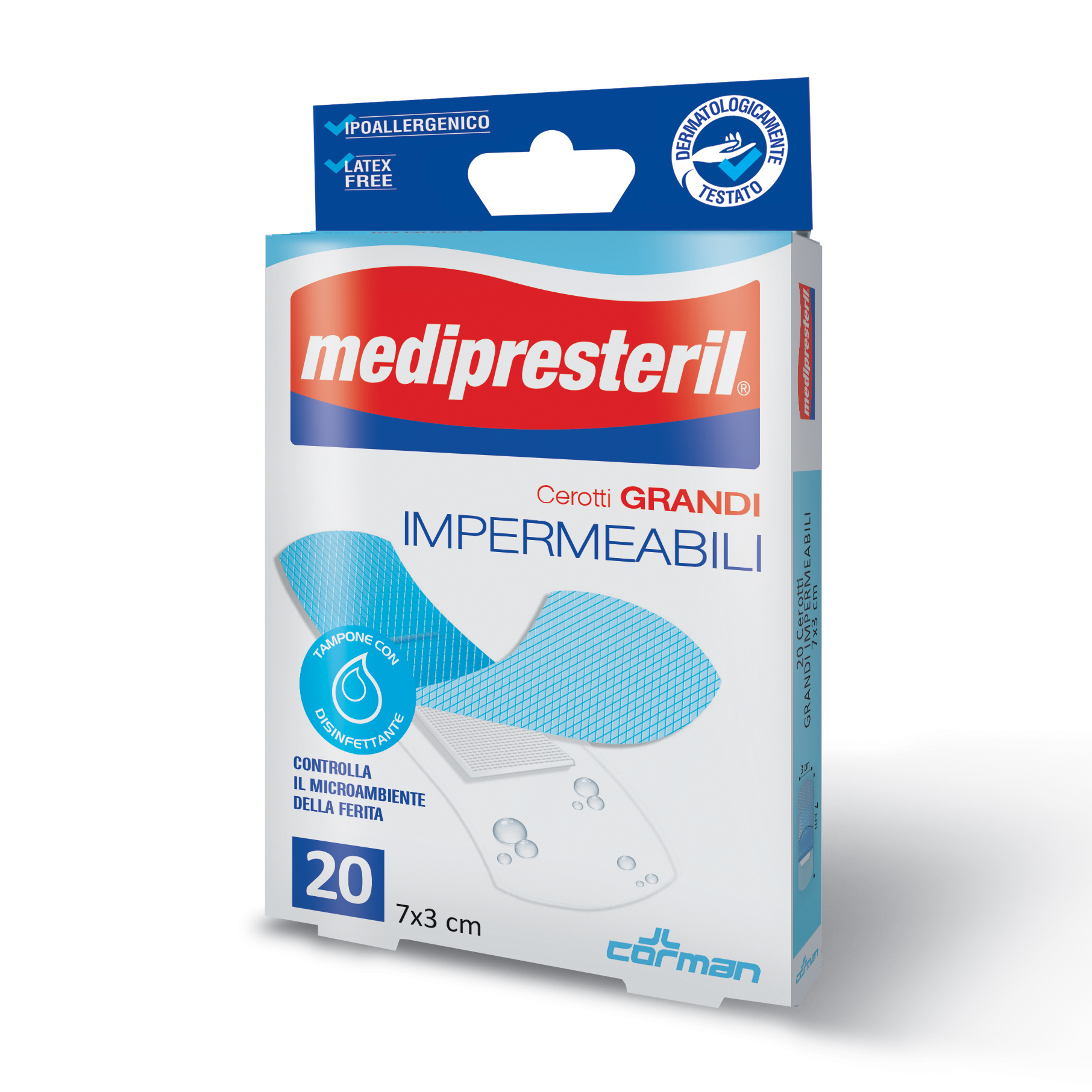Cerotto Medipresteril Impermeabili Grandi 20 Pezzi