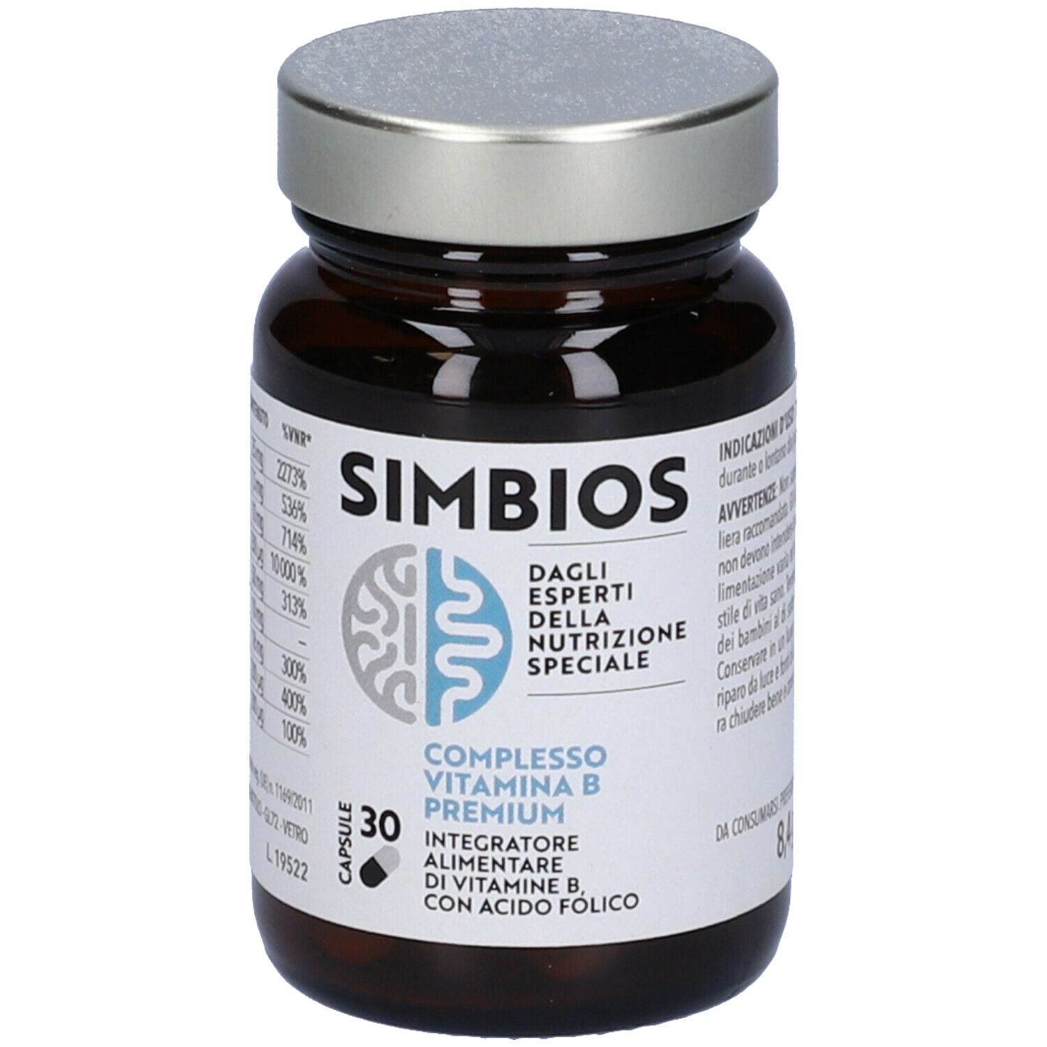 Simbios Complesso Vitamina B Premium 30 Capsule