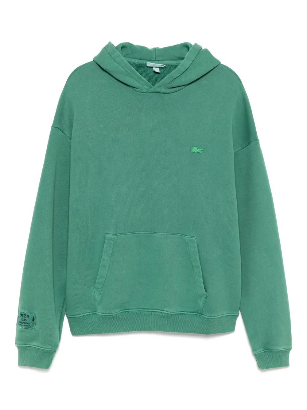 Lacoste Washed Effect hoodie - Verde