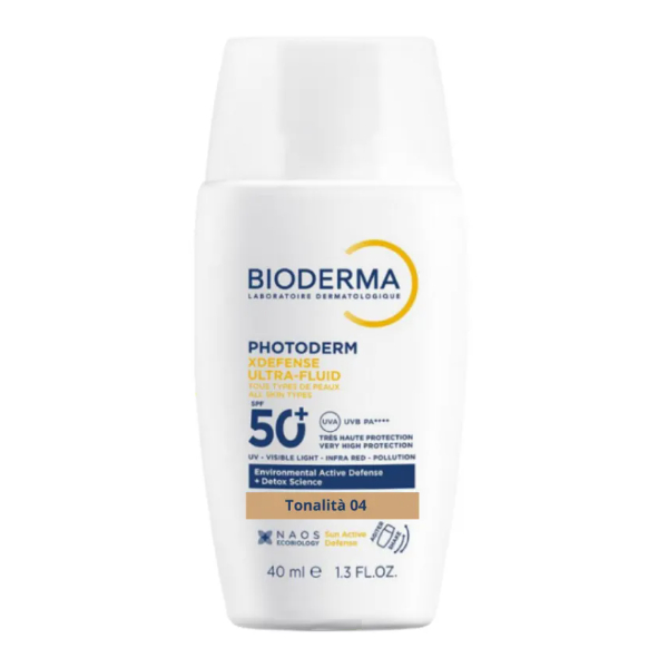 Bioderma Photoderm Xdefense Ultra Fluid SPF50+ Solare Viso Tonalità 04 - 40ml