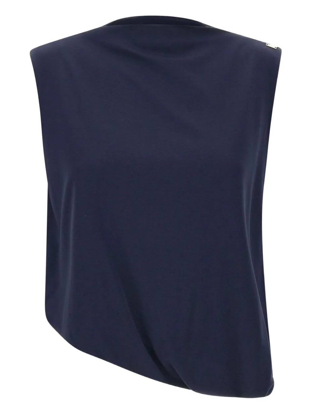 kaos boat-neck top - Blu