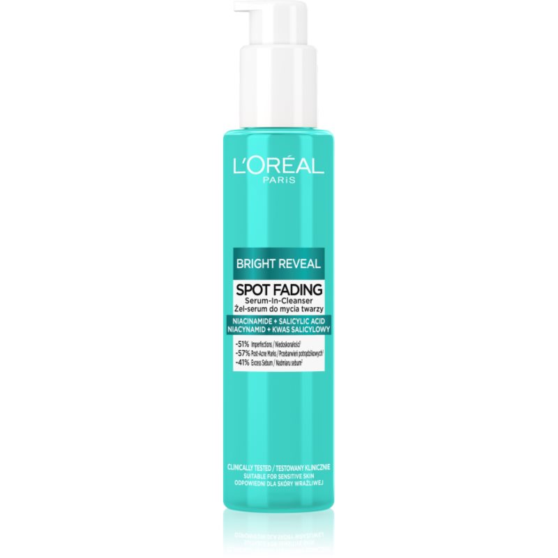 L’Oréal Paris Bright Reveal Gel Detergente Contro Le Macchie Della Pelle 150 Ml