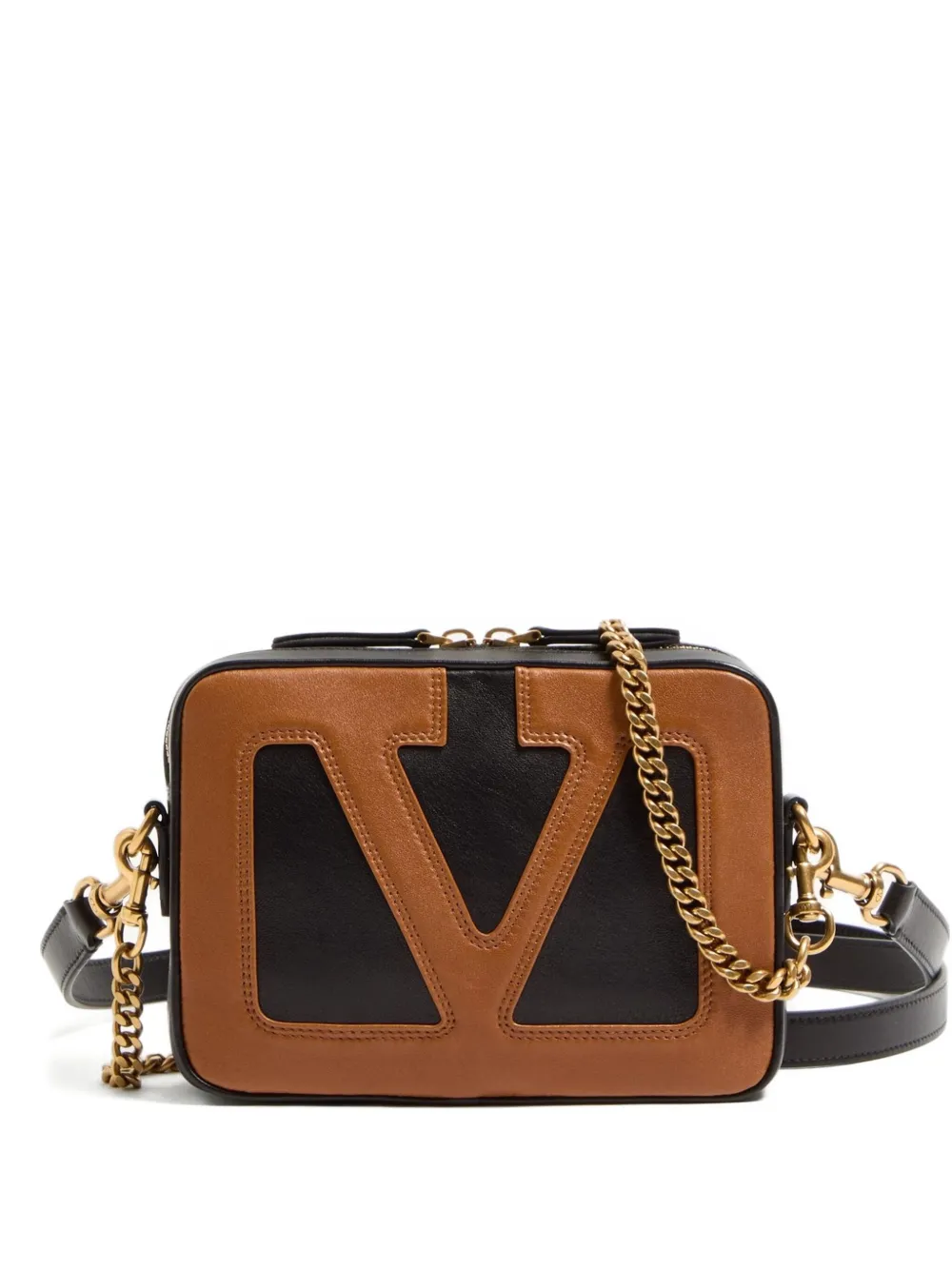 Valentino Garavani VIVA SUPERSTAR NAPPA LEATHER CROSSBODY BAG - Nero
