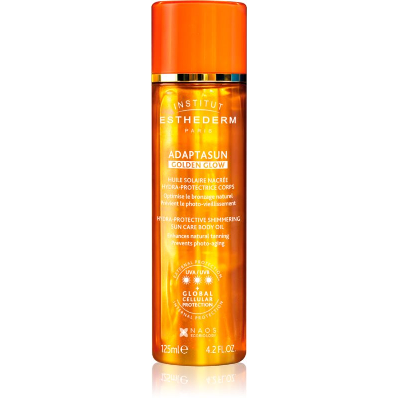 Institut Esthederm Adaptasun Golden Glow Olio Brillante Solare Ad Alta Protezione Uv 125 Ml