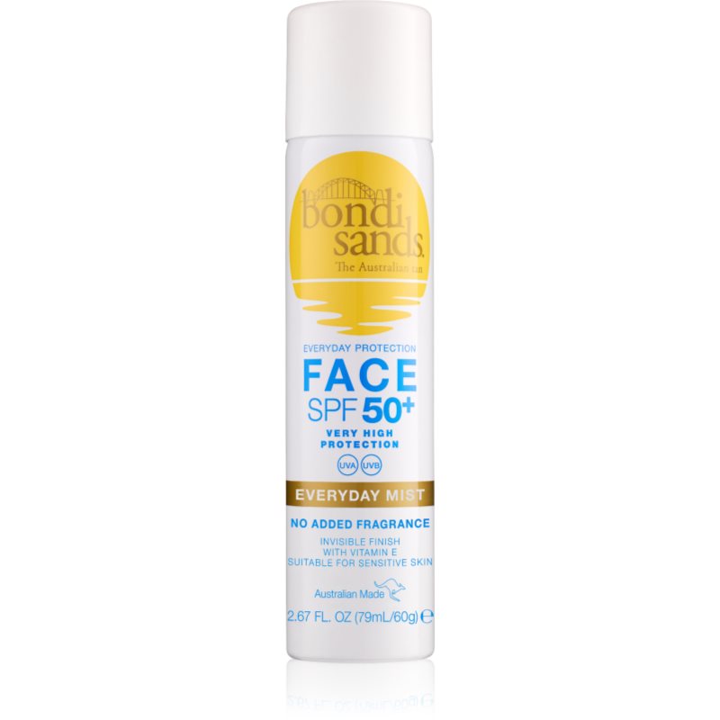 Bondi Sands Spf 50+ Everyday Face Mist Spray Protettivo Per Il Viso Spf 50+ 60 G
