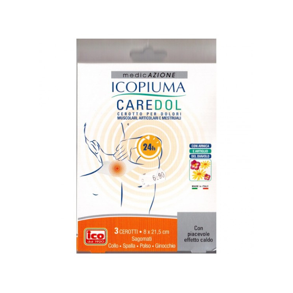 Icopiuma Caredol 3 Cerotti Dolori Collo Spalla