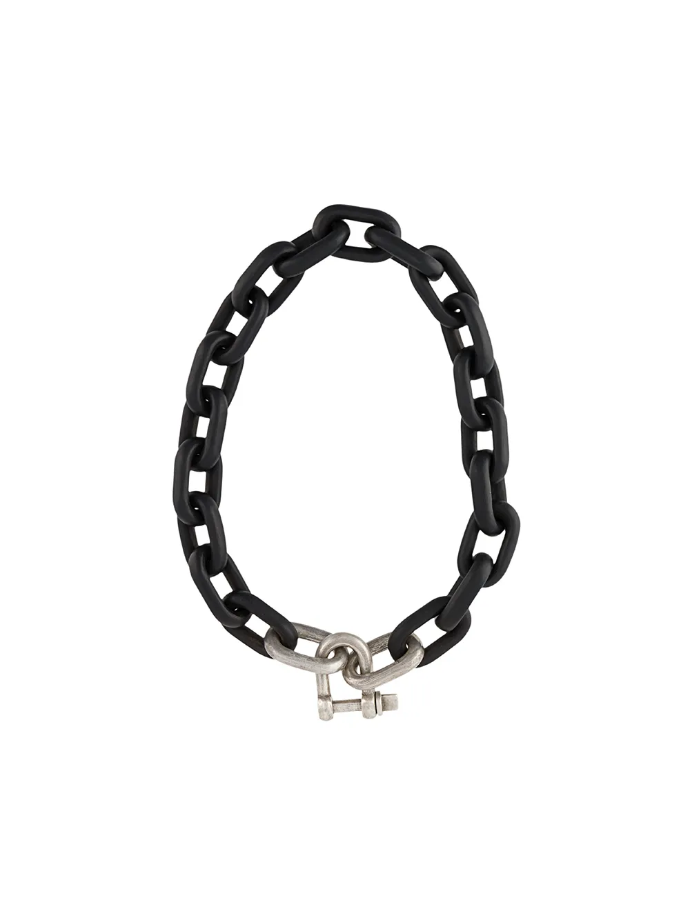 Parts of Four Choker a catena - Nero