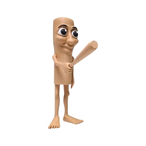 Figura di Tung Tung Sahur stampata in 3D, 5,11x2,75 - Tralalero Tralala, accessori da scrivania Tung Tung Sahur, giocattoli da collezione, dettagli de