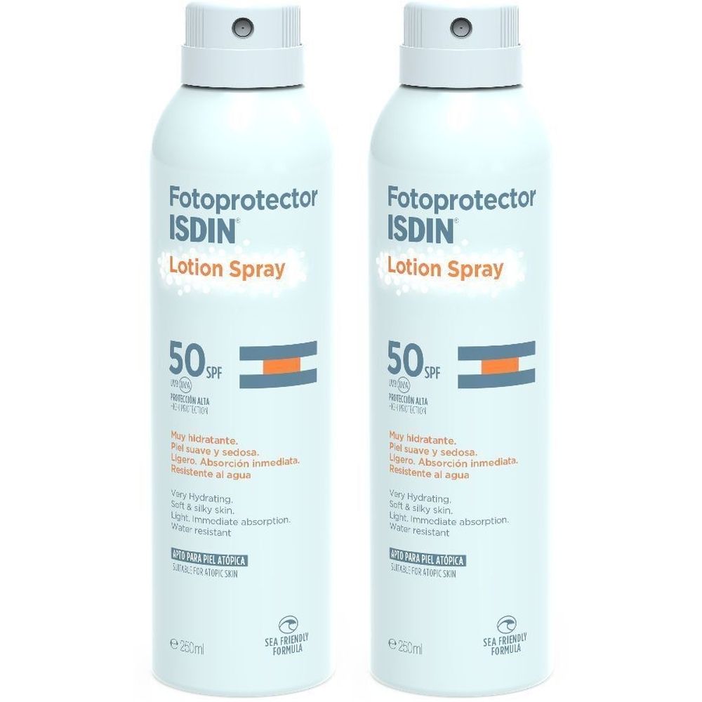 ISDIN Fotoprotector Lotion Spray SPF 50 Set da 2 2x250 ml