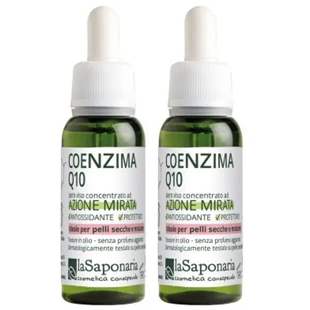 La Saponaria Coenzima Q10 Set da 2 2x30 ml Gocce