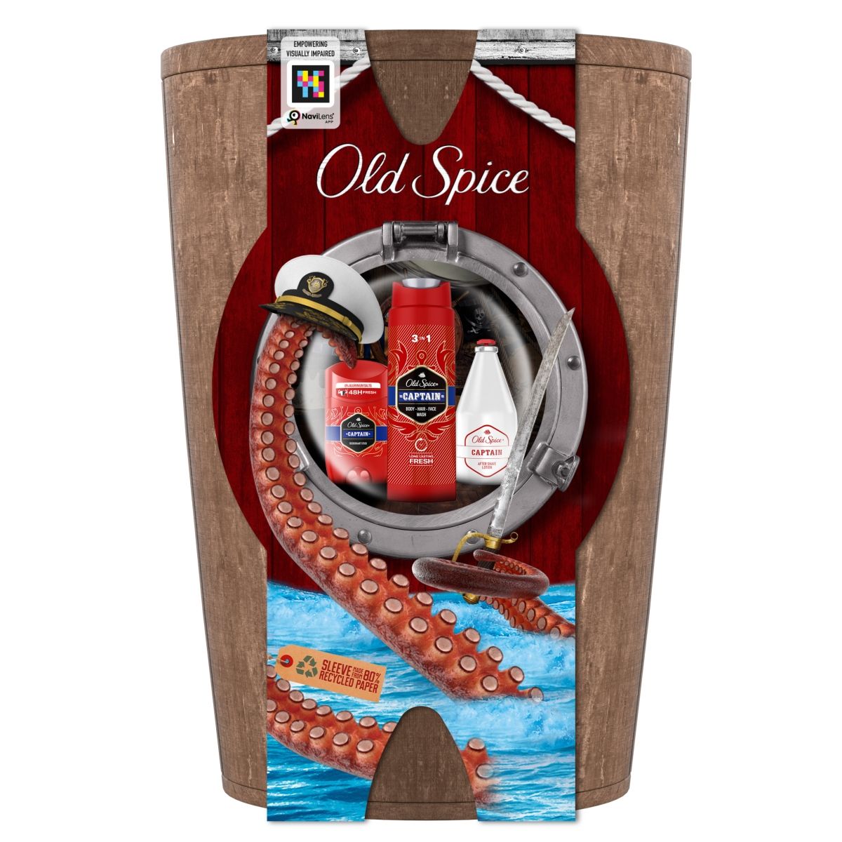Old Spice Set Barrel (deo stick + gel doccia + dopobarba)