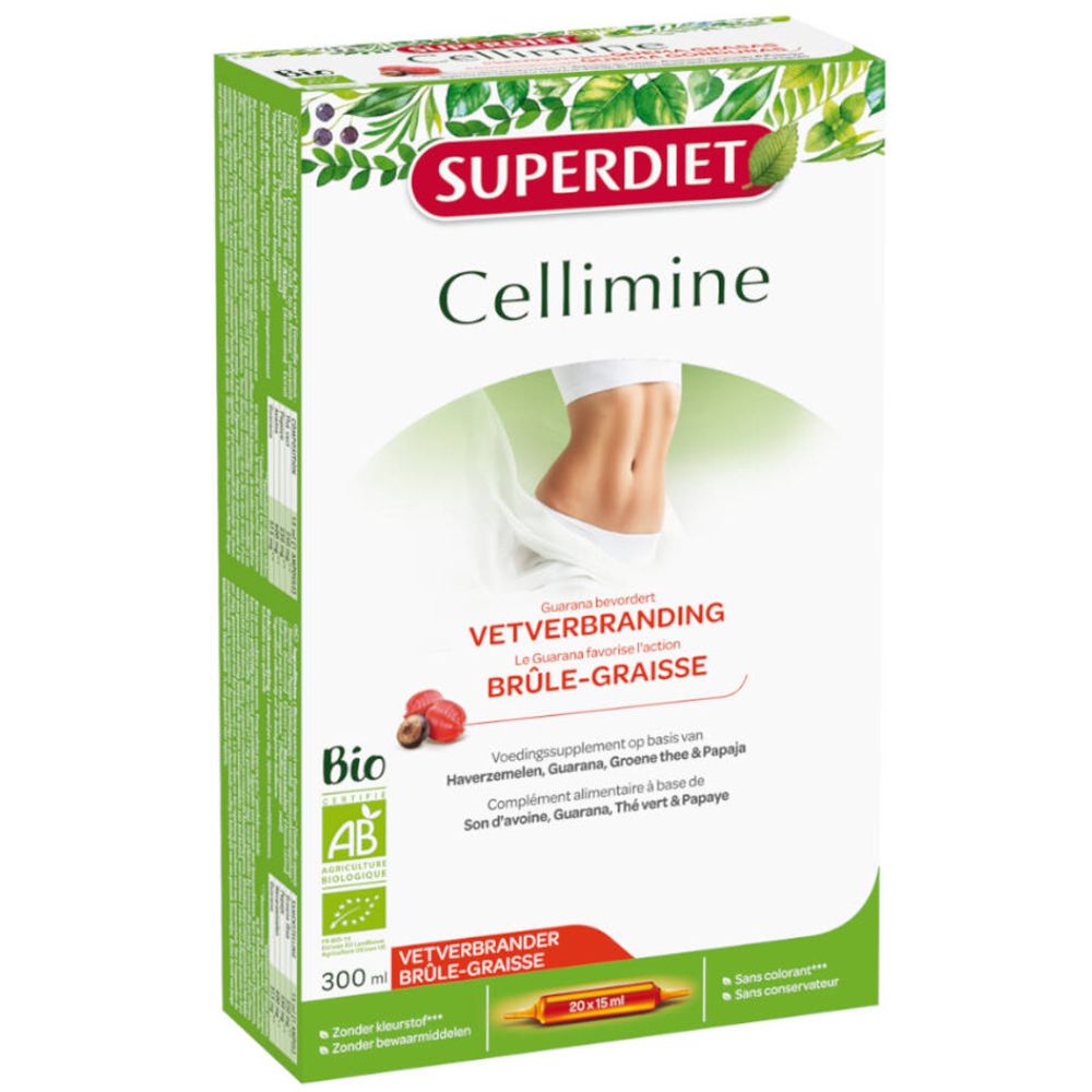 Super Diet Cellimine Fat Burner Bio 20x15 ml Flaconcini bevibili