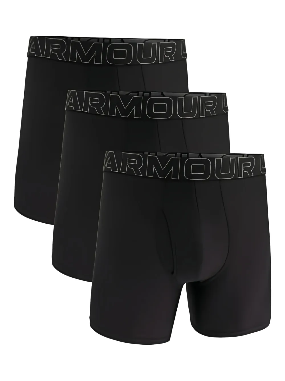 Under Armour Set 3 boxer con banda logo - Nero