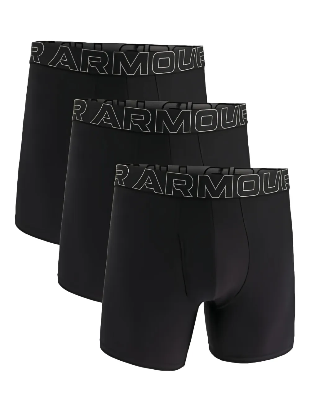 Under Armour Set 3 boxer con banda logo - Nero